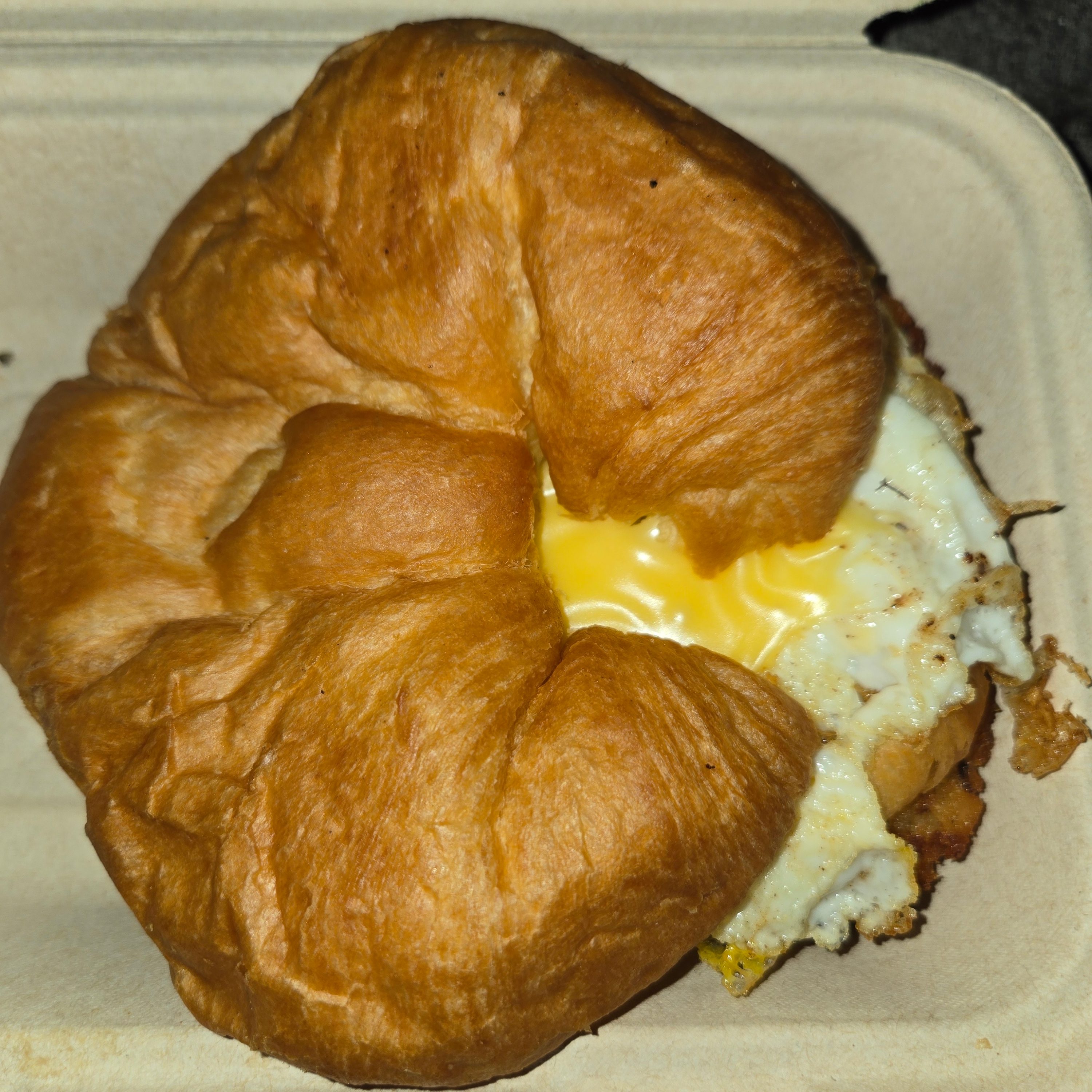 Steak Egg & Cheese Croissant.