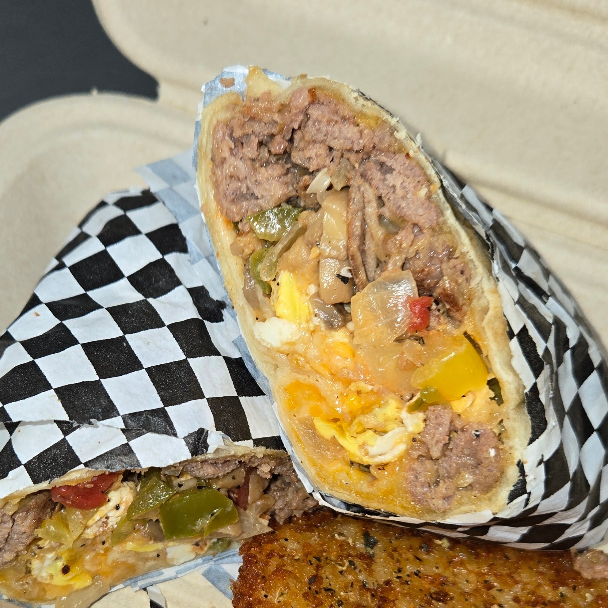 Steak, Egg & Cheese Burrito.