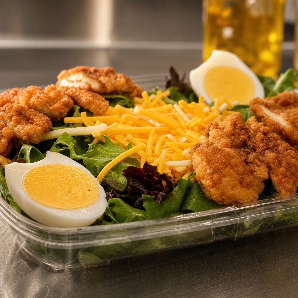 Starla's Fried Chicken Salad.