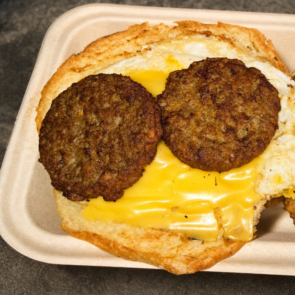 Sausage, Egg & Cheese Croissant.