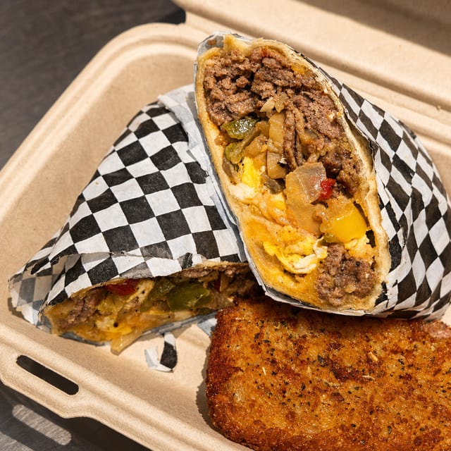 Steak, Egg & Cheese Burrito.
