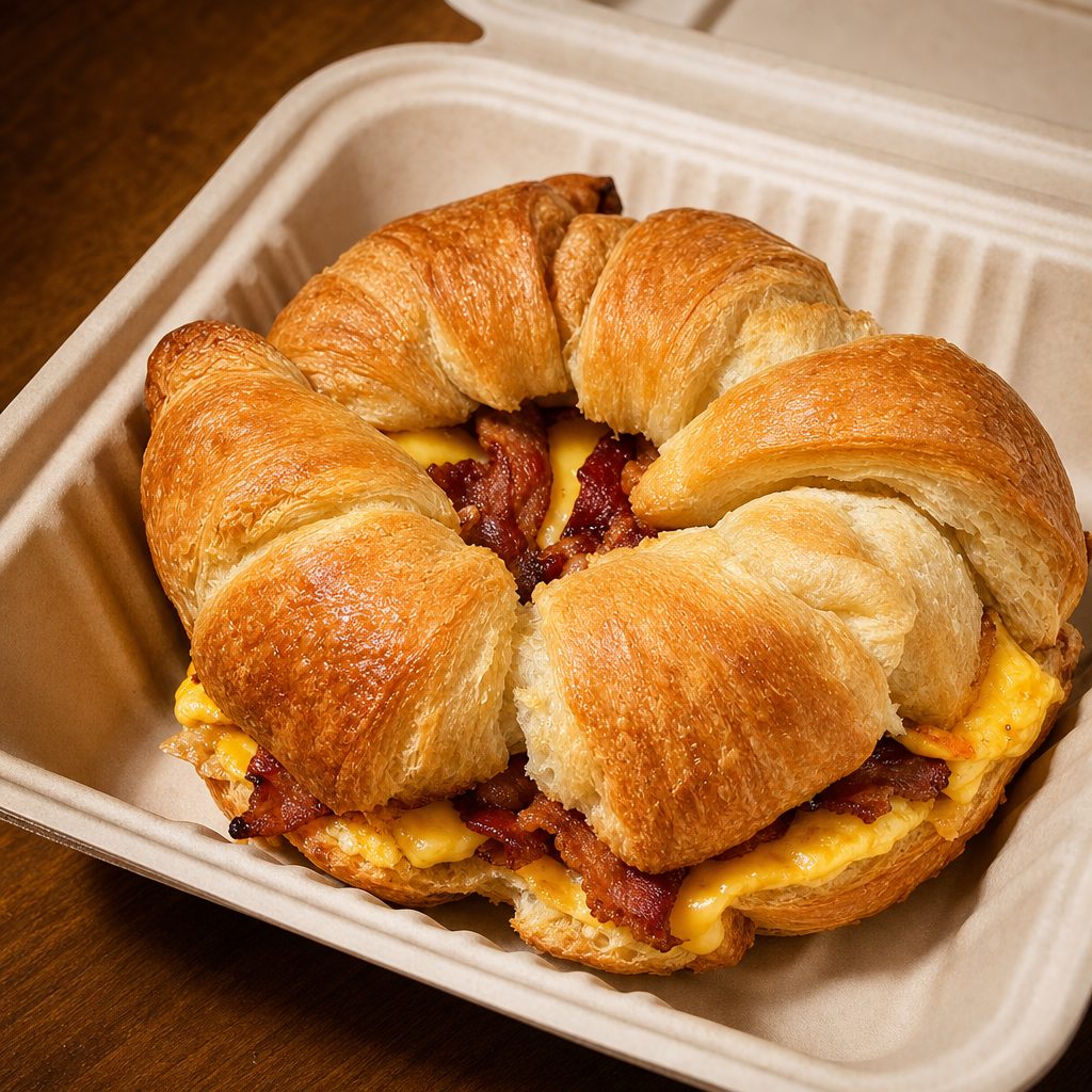 Bacon, Egg & Cheese Croissant.