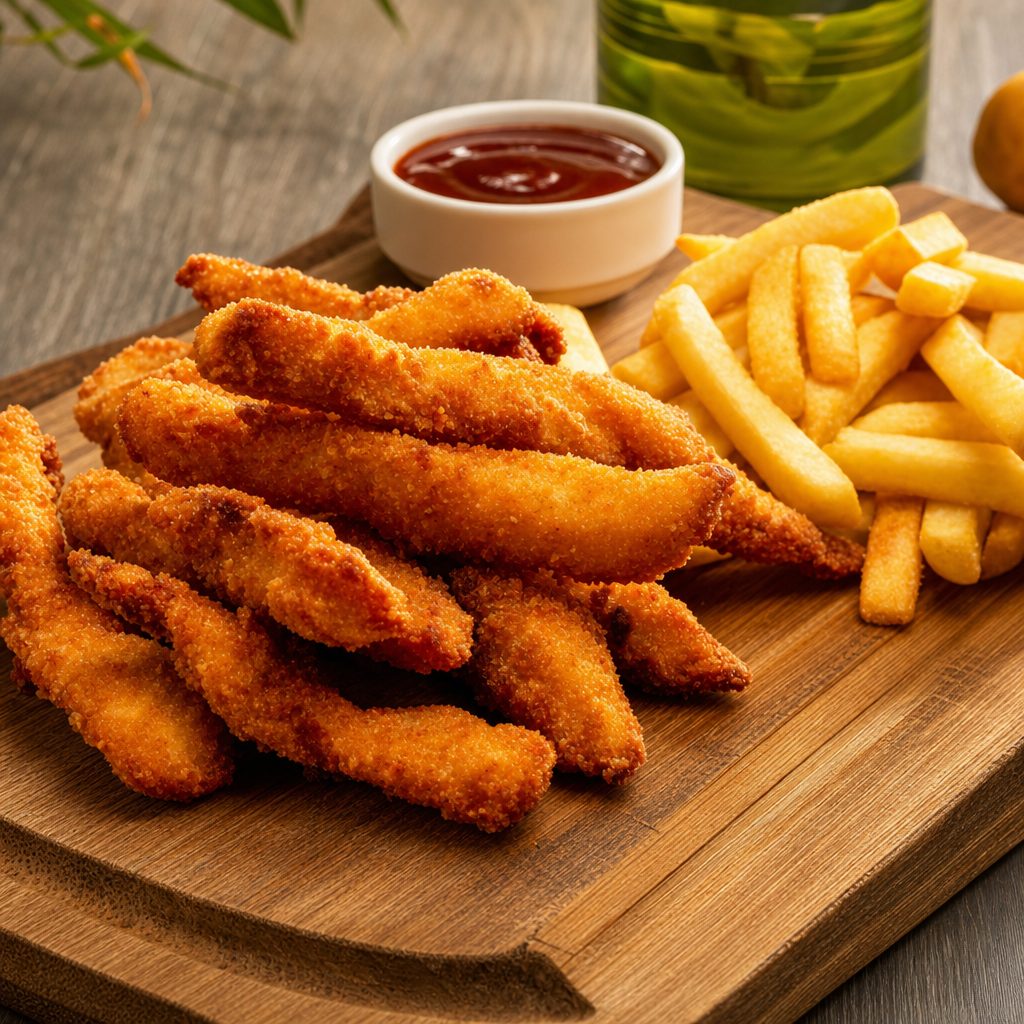 Chicken Tenders & Fries.