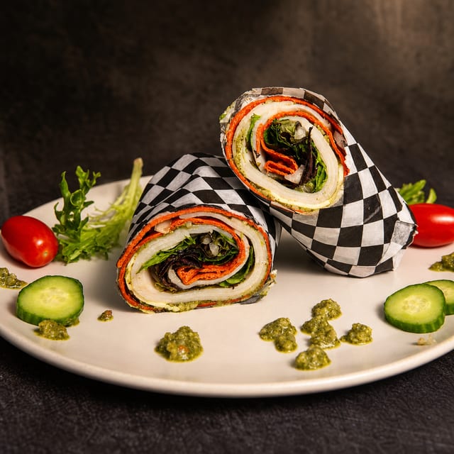 Richard's Turkey Pesto Wrap.