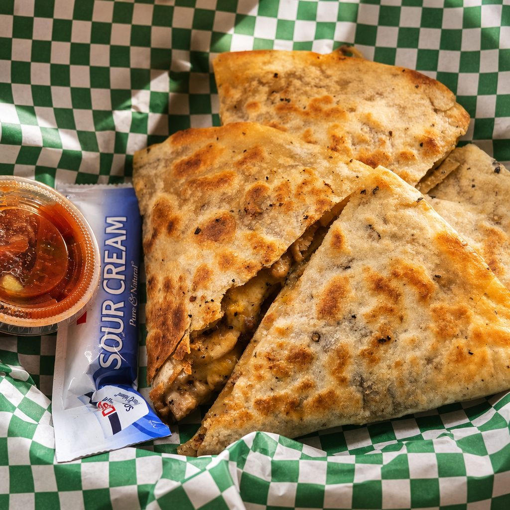 Chicken Quesadilla.