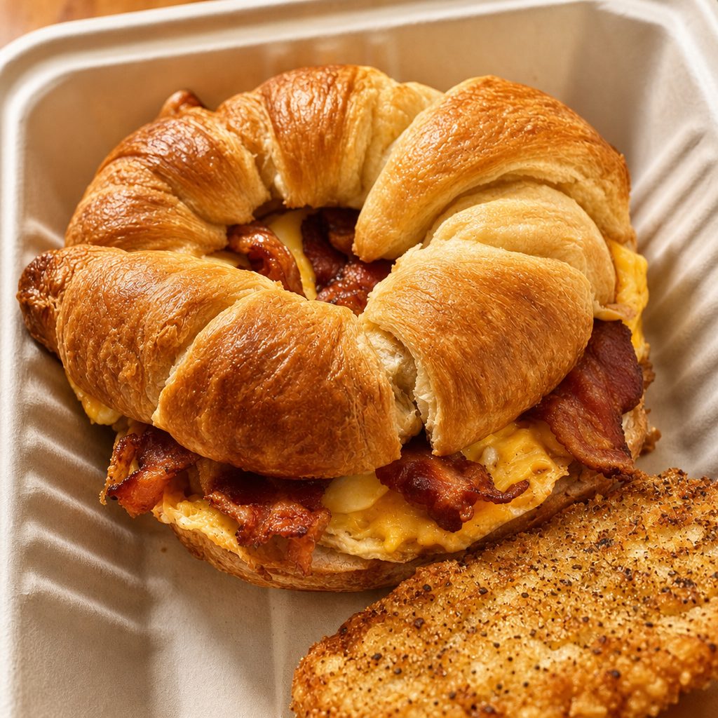 Bacon, Egg & Cheese Croissant.